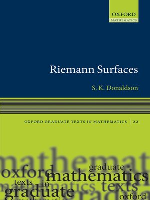 cover image of Riemann Surfaces